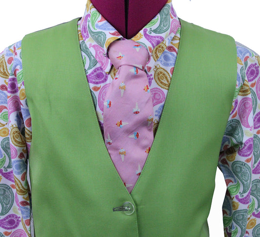 Vest Carl Meyers Lime Green