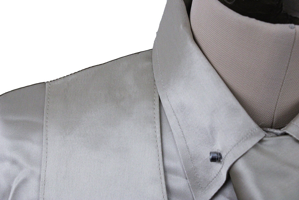 Vest and Shirt Combination Show Season Gold Satin