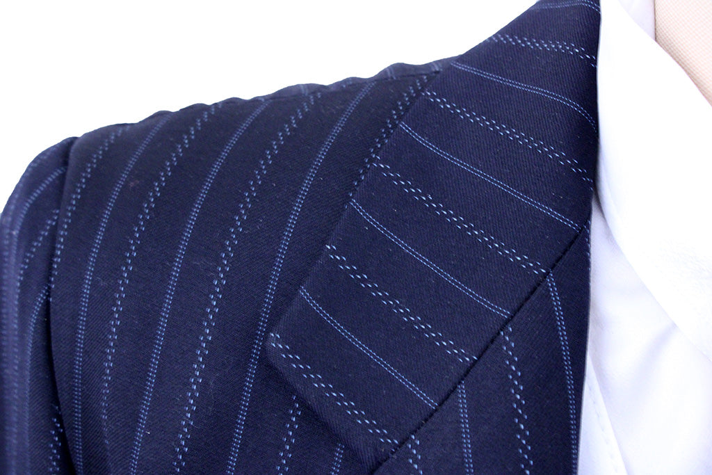 Day Suit Marsha DeArriaga Navy with Blue Pinstripe