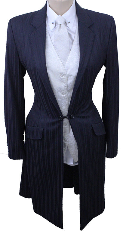 Day Suit LeCheval Navy Shadow Stripe