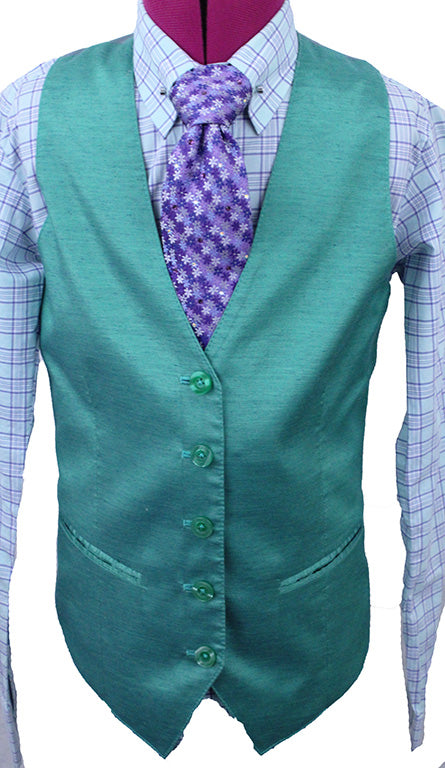 Vest Issued By Ellie May Emerald Sateen