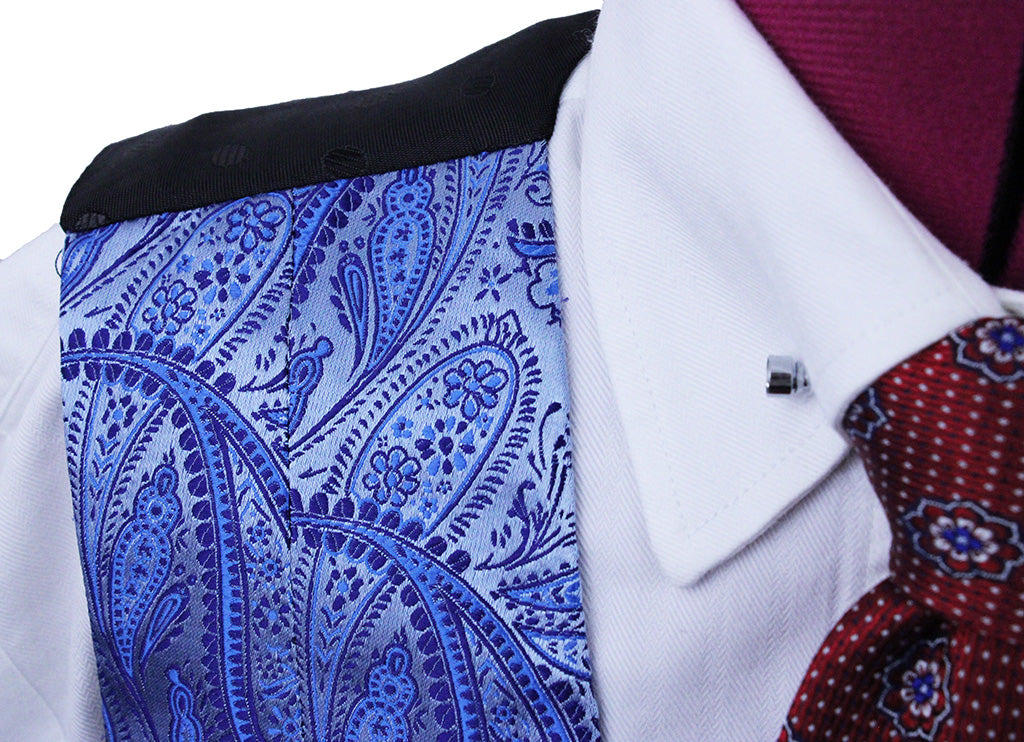 Vest Chavez Blue Paisley