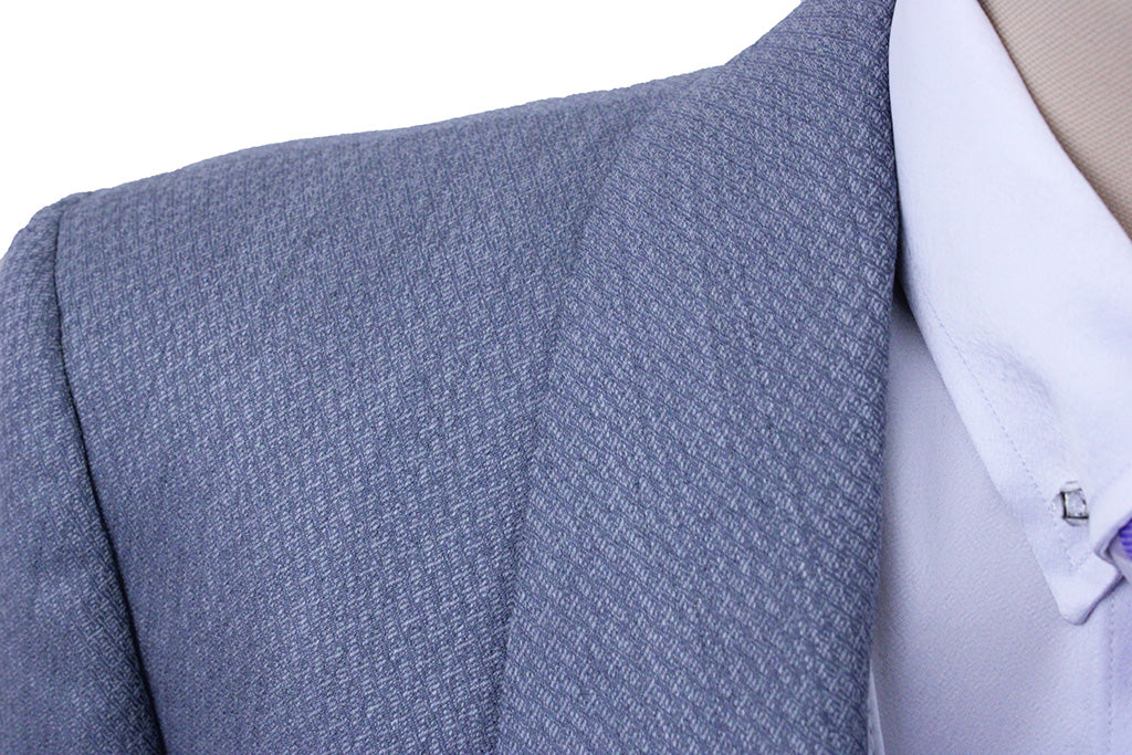 BRAND NEW! Becker Brothers Grey Diamond Pindot Day Coat