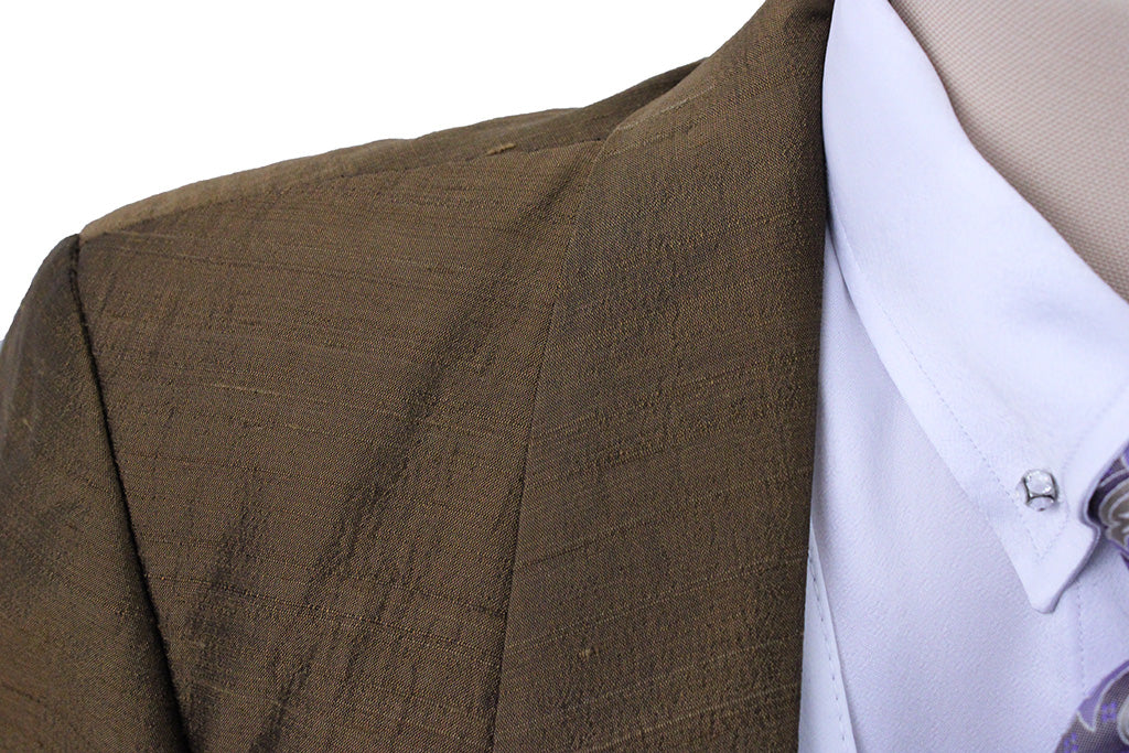 Day Coat Custom Bronze Duponi Silk