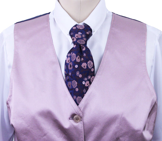 Vest Becker Brothers Rose Gold Satin
