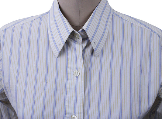 Shirt Marsha DeArriaga Yellow and Blue Stripe