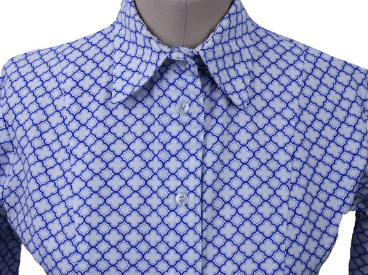 Shirt Scintilla White Geometric