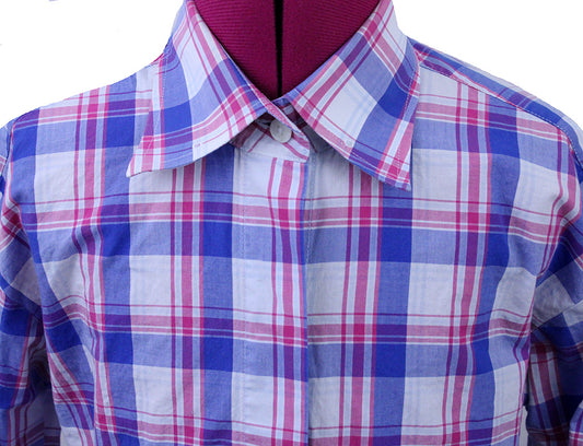 Shirt Issued By Ellie May Berry and Blue Plaid