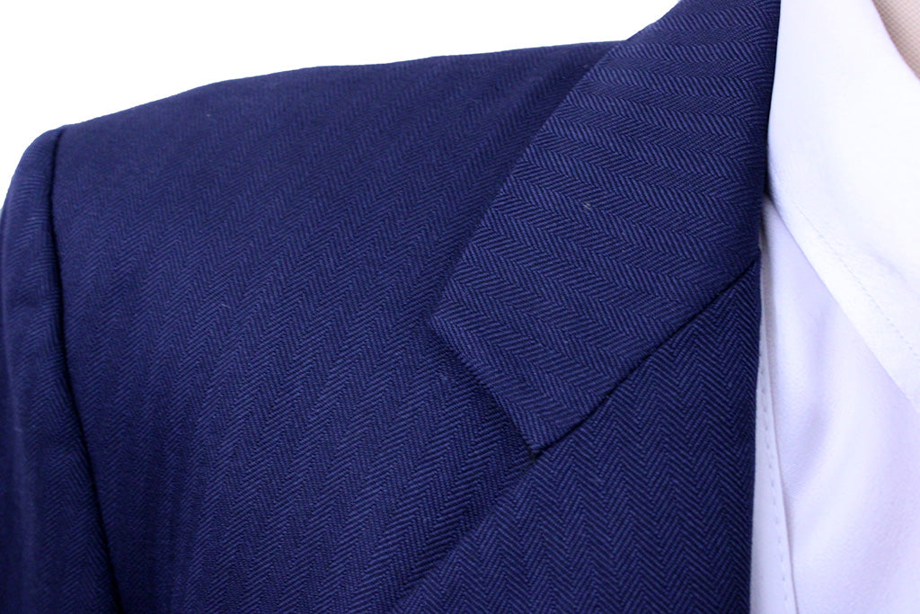 Day Suit Carl Meyers Navy Herringbone with TWO JODS