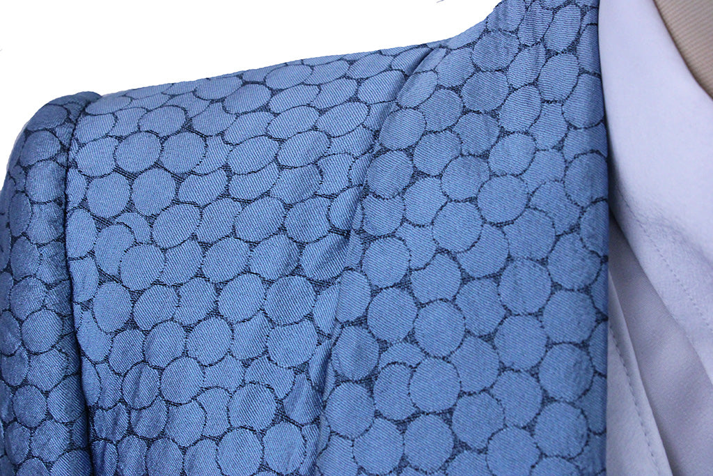 Day Coat Frierson Blue Bubble Sheen