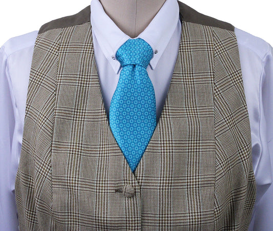 Vest Chavez Tan Glenplaid