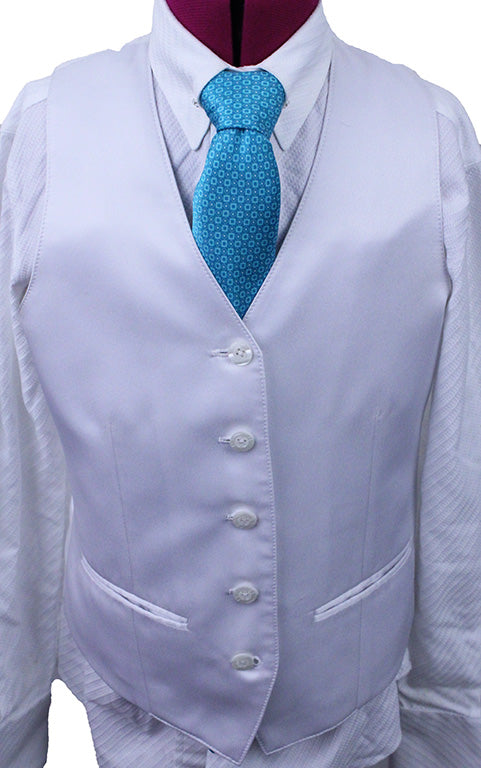 Issued By Ellie May White Satin Vest 33