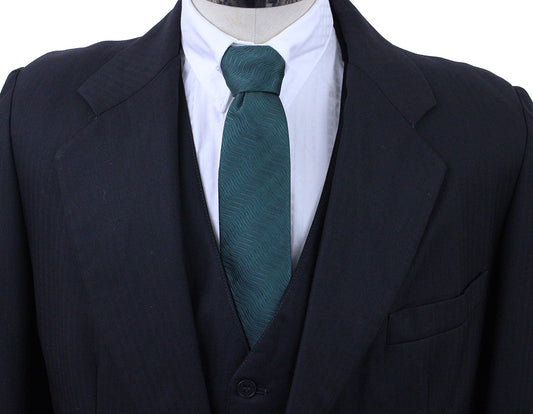 Men's Suit Hartmeyer Black Shadow Stripe with 2 Pairs of Jods