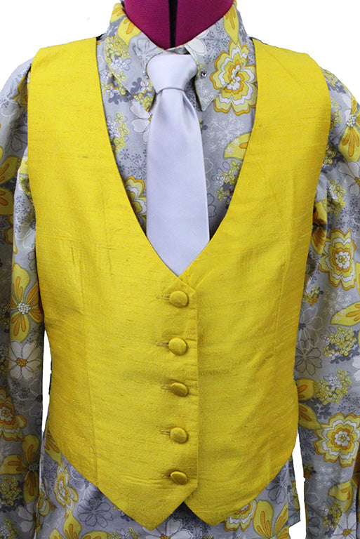 Vest Scintilla Yellow Silk