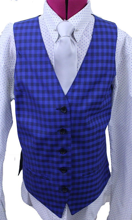 Vest Becker Brothers Royal Blue and Black Mini Box