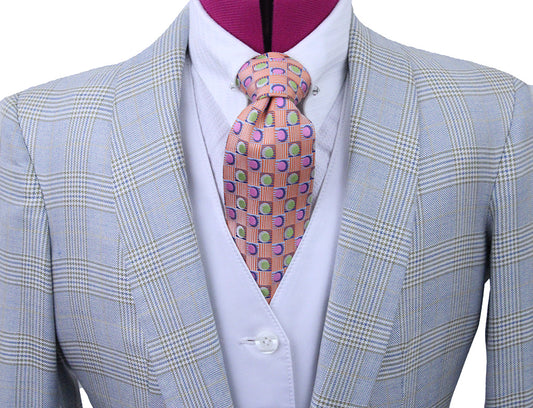 Day DeRegnaucourt Light Blue with Gold Glenplaid