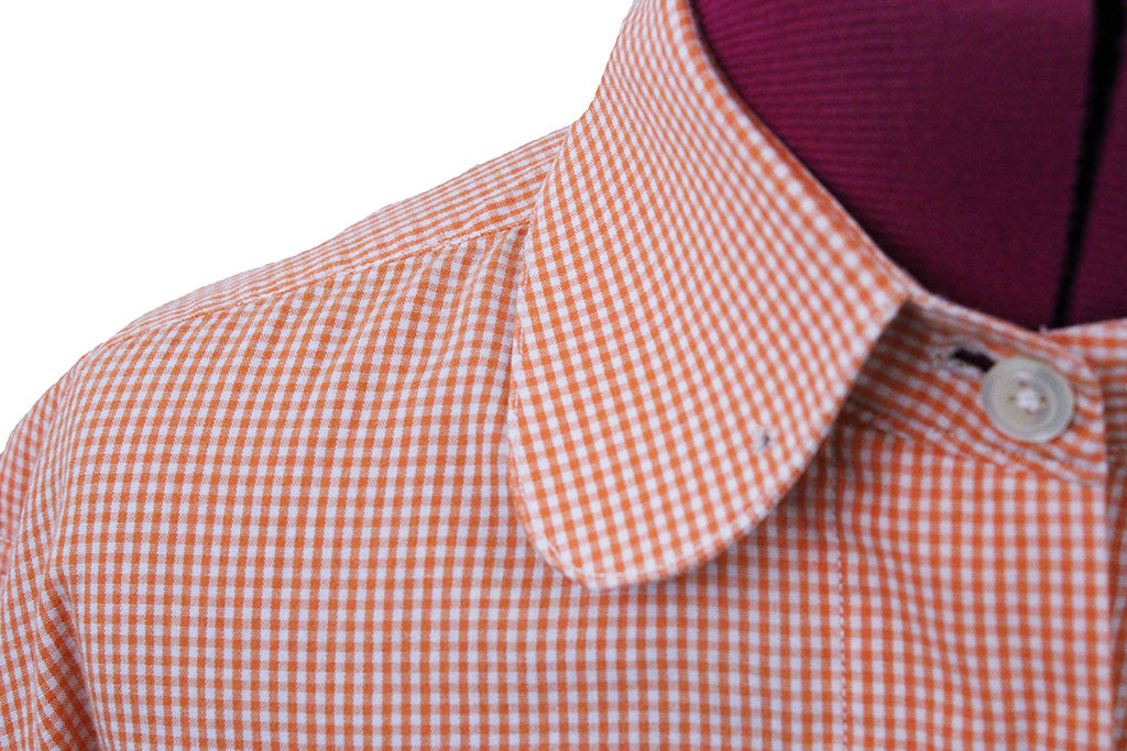 Shirt Orange GIngham