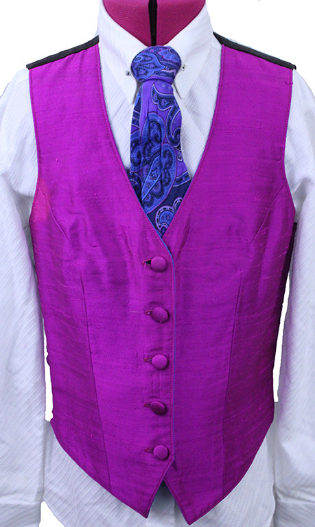 Vest Custom Reversible Hot Pink and Blue