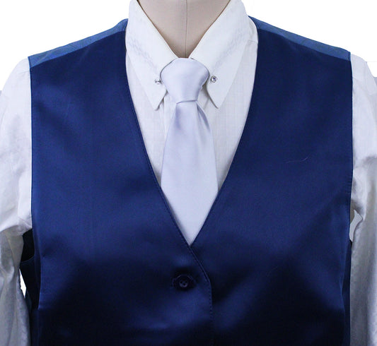 Vest Issued By Ellie May Deep Teal Sateen