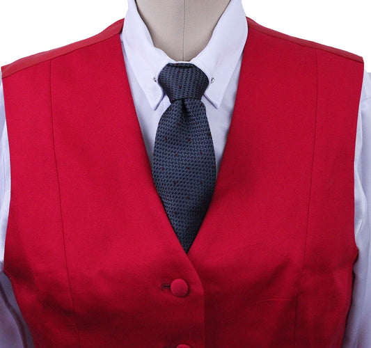 Vest Marsha DeArriaga Cherry Red