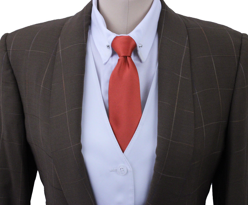 Day Coat DeRegnaucourt Chocolate with Fire Windowpane