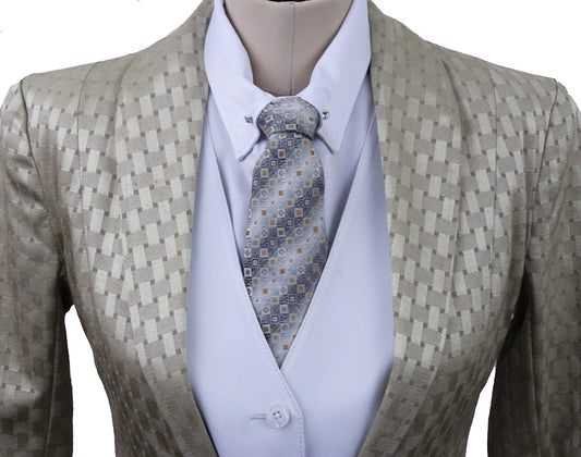 Day Coat Custom Gold Square Brocade