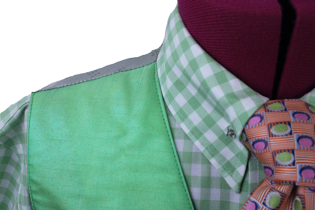 Vest Hartmeyer Lime Green Sateen