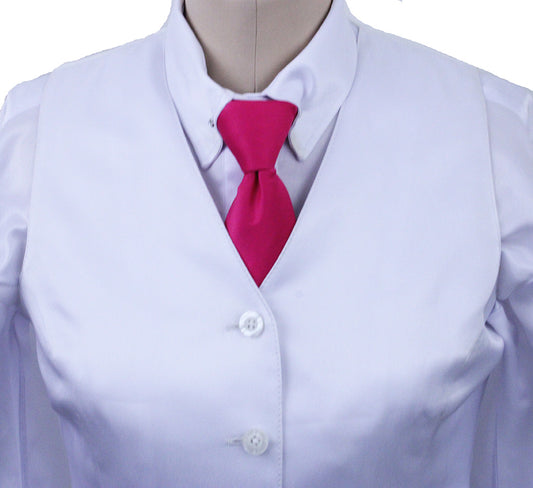Vest Issued By Ellie May White Satin