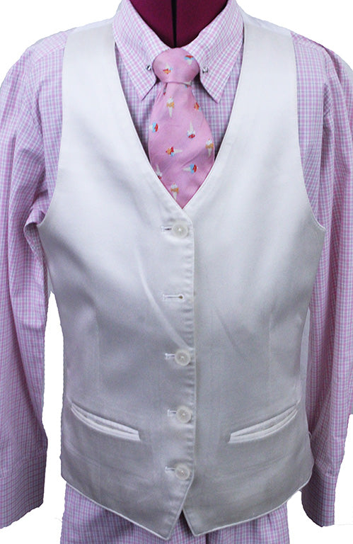 Vest DeRegnaucourt Ivory Satin