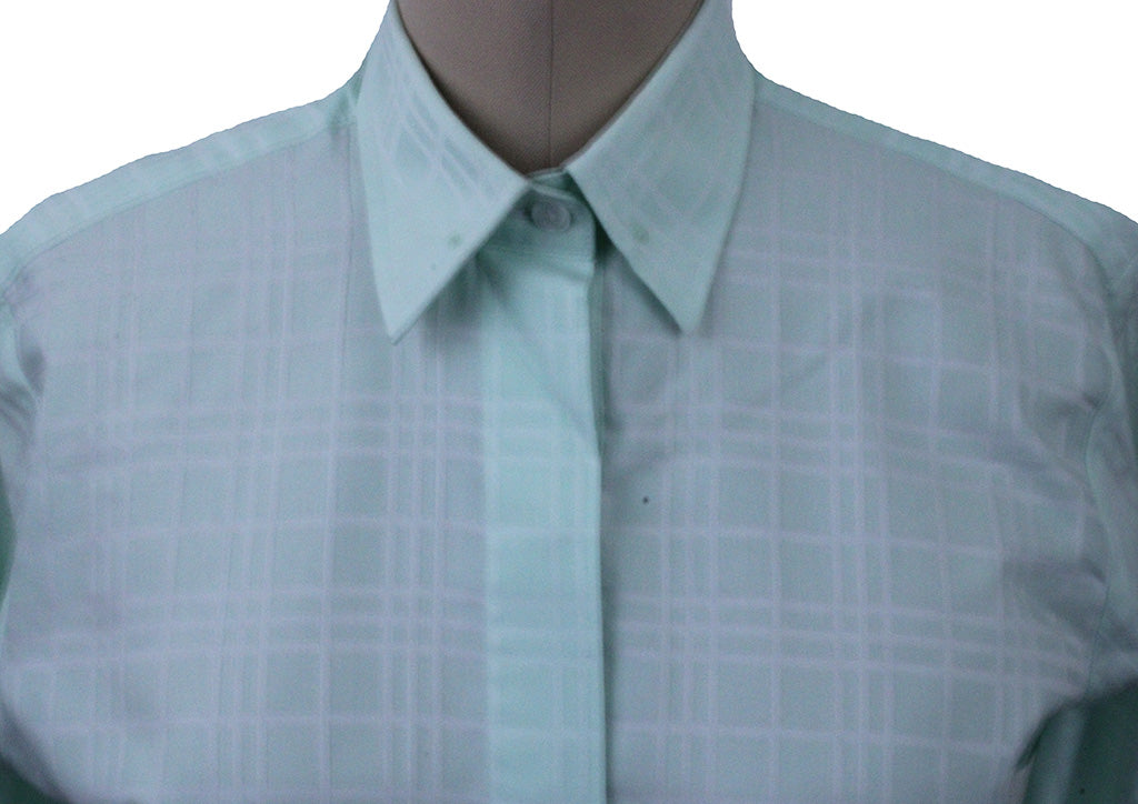 Shirt Issued By Ellie May Lime Shadow Glenplaid