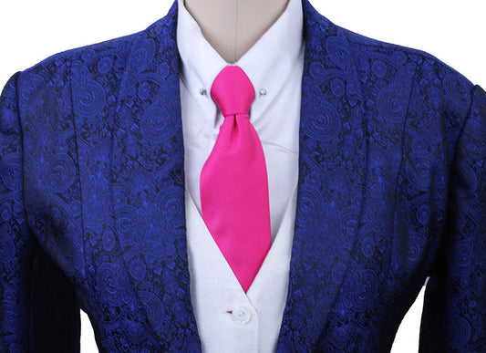 Day Coat Scintilla Black and Blue Medallion Brocade