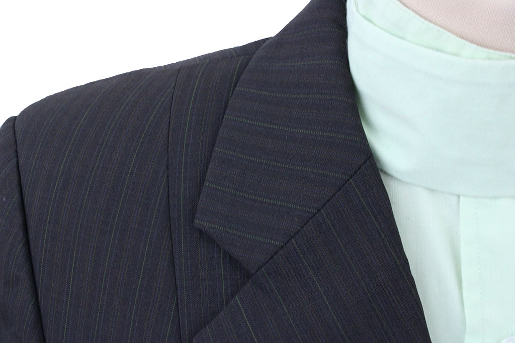 Hunt Coat Grand Prix Brown with Lime Pinstripe