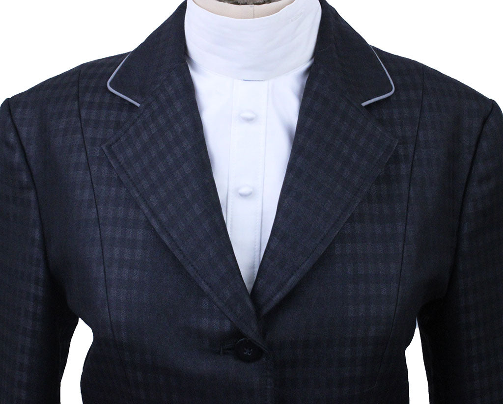 Hunt Coat Freddy Black and Charcoal Box Sheen