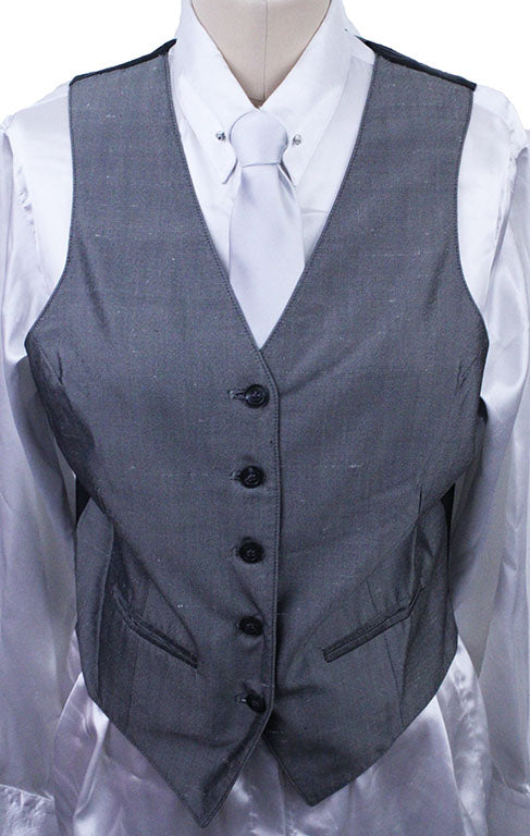 Vest Carl Meyers Silver Sateen