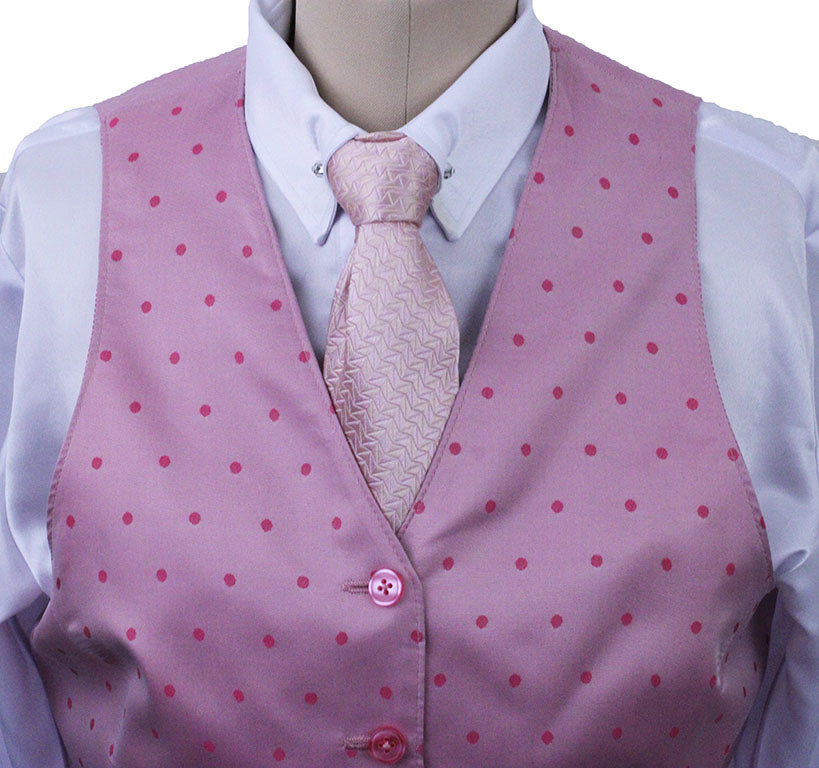 Vest Issued By Ellie May Pink Dot