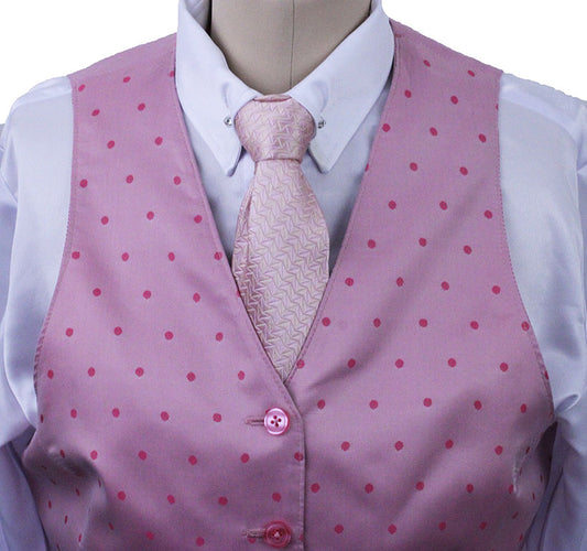 Vest Issued By Ellie May Pink Dot