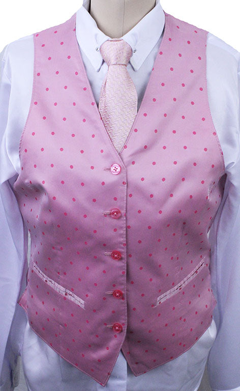 Vest Issued By Ellie May Pink Dot