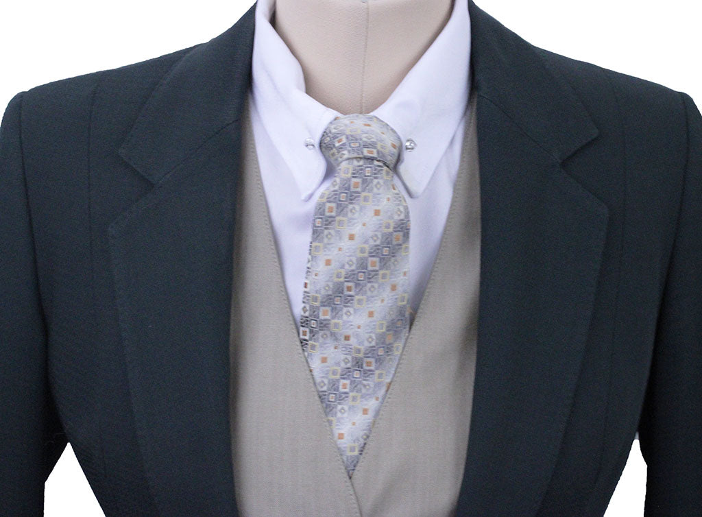 Day Suit LeCheval Hunter Green Puzzle Piece Tone-on-Tone