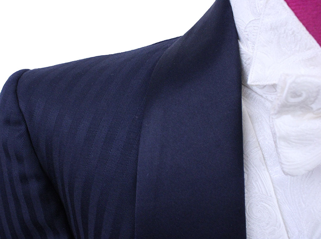 Formal DeRegnaucourt Navy Shadow Stripe