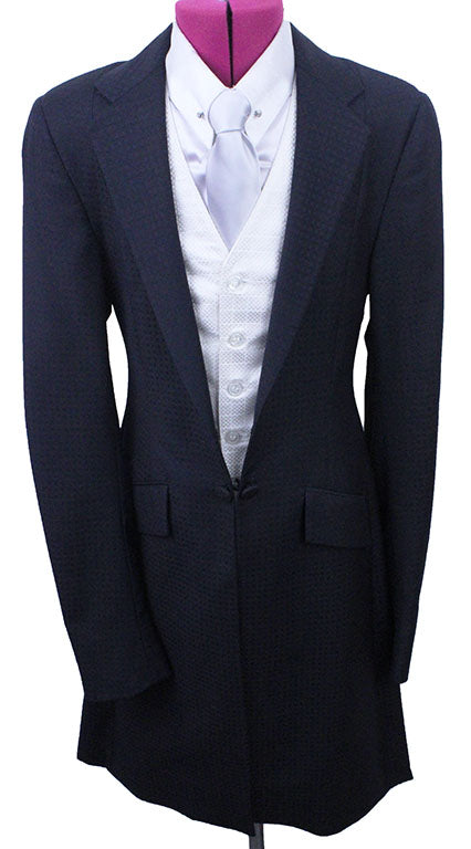 Day Suit Chavez Blue and Black Shadow Square Sheen