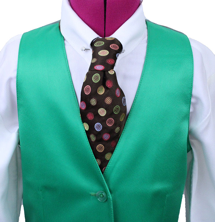 Issued By Ellie May Emerald Satin Vest