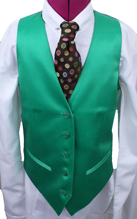 Issued By Ellie May Emerald Satin Vest