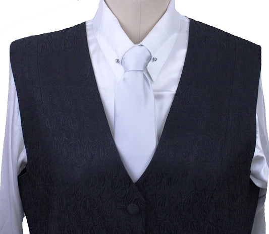 Vest Marsha DeArriaga Black Paisley