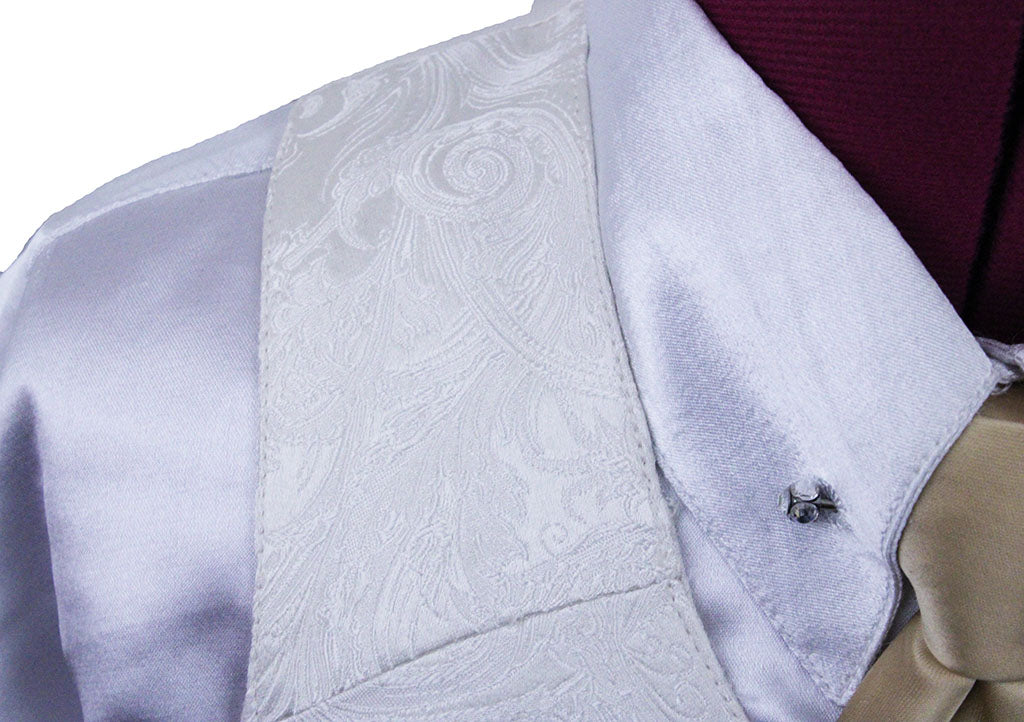Vest Degnaucourt White Paisley