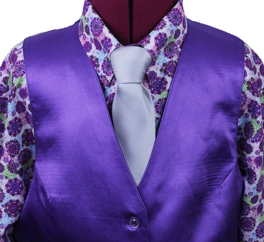 Vest BRB Purple Sateen