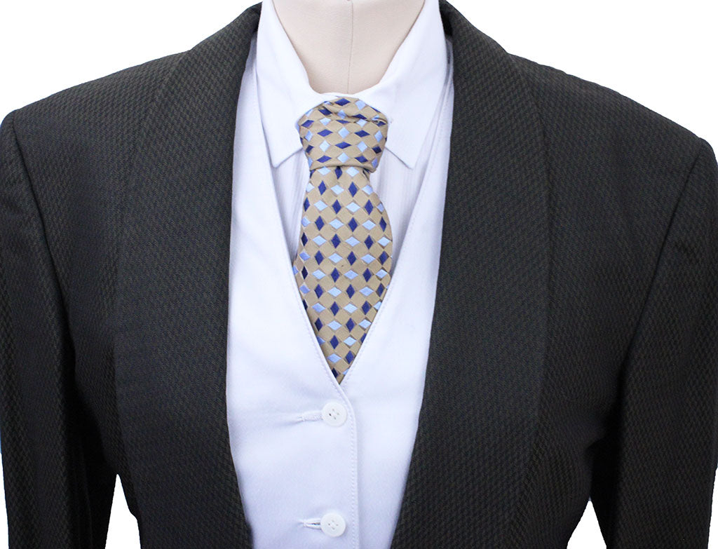 Day Coat Carl Meyers Bronze and Black Geometric Sheen