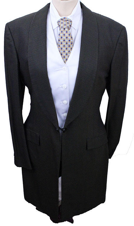 Day Coat Carl Meyers Bronze and Black Geometric Sheen