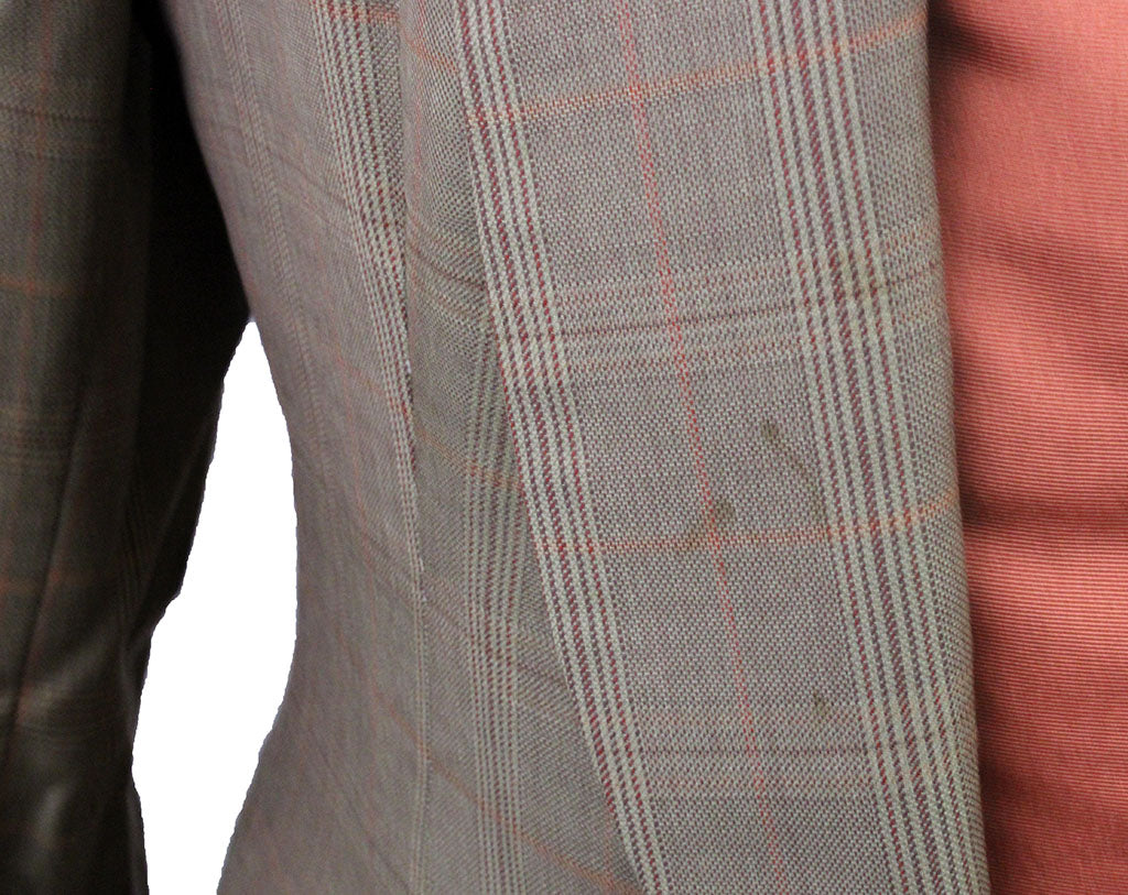 Day Coat Carl Meyers Golden Tan with Orange Windowpane