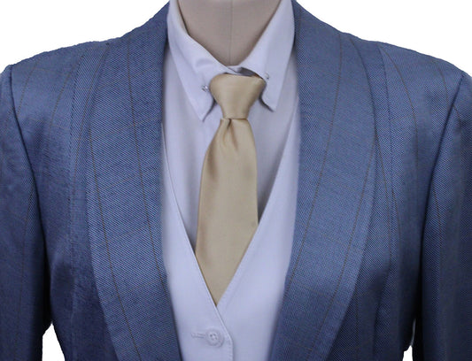 Day Coat Frierson Light Blue with Gold and Rust Windowpane