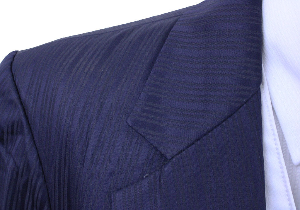 Day Suit JLC Navy Shadow Stripe